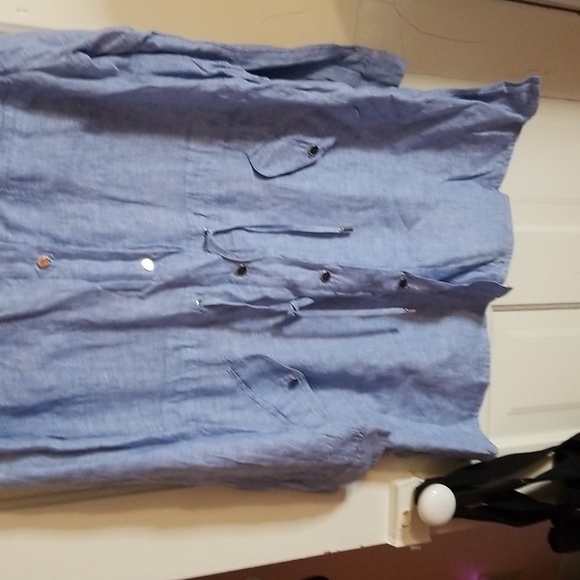 Chico's linen jacket - Picture 3 of 9